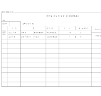 정리명세서 (개인별체납액담당)